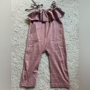 NWOT 2Y Oeuf Ruffle top jumpsuit